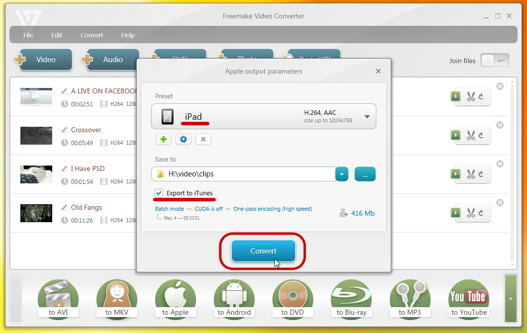 Freemake Video Converter 4.1.13.154 download the last version for android