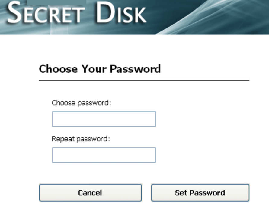 Secret Disk windows