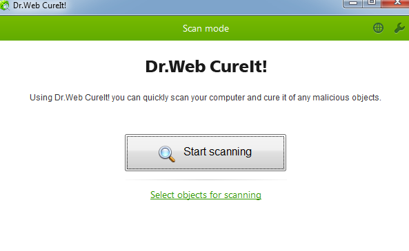 Dr.WEB Cureit windows