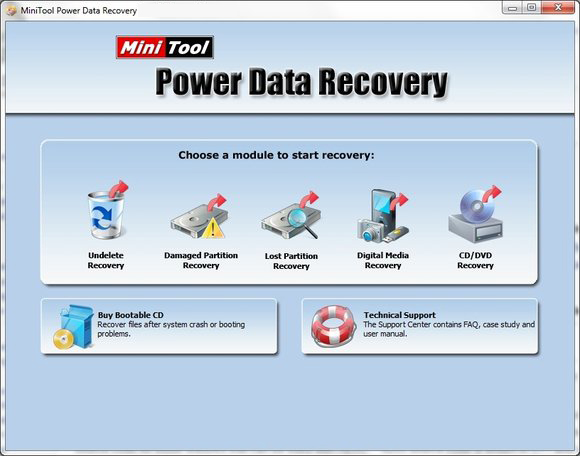 MiniTool Power Data Recovery windows