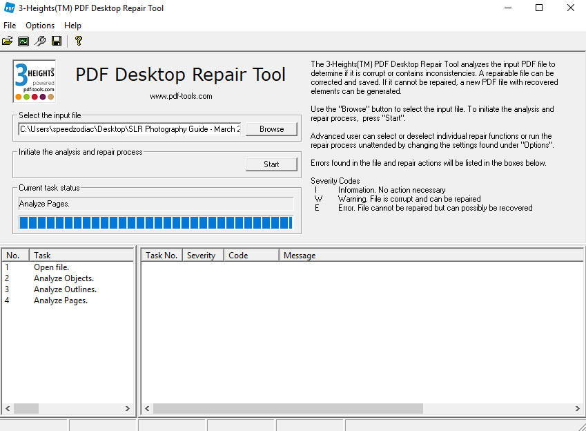 3-Heights PDF Desktop Repair Tool latest version 