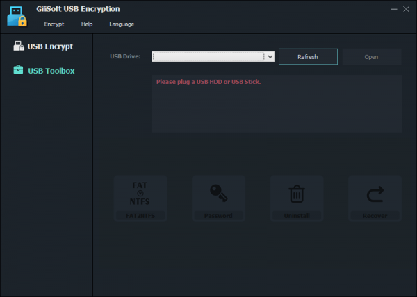 GiliSoft USB Encryption latest version