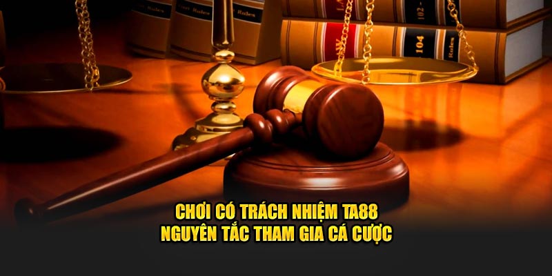 Chơi Có Trách Nhiệm Ta88 - Nguyên Tắc Tham Gia Cá Cược